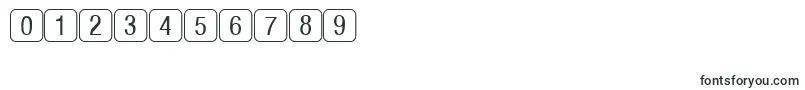 RrkeylettersNormal Font – Fonts for Numbers and Digits