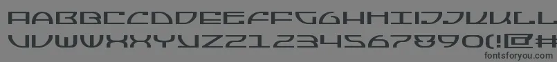 Jumptroopsexpand Font – Black Fonts on Gray Background