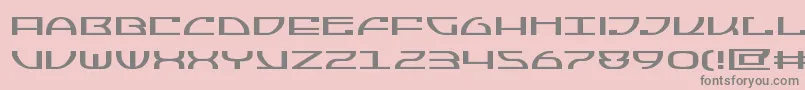 Jumptroopsexpand Font – Gray Fonts on Pink Background