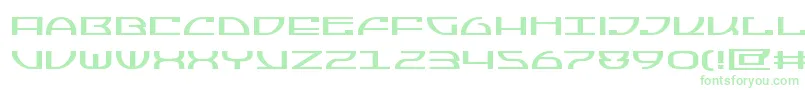 Jumptroopsexpand Font – Green Fonts on White Background