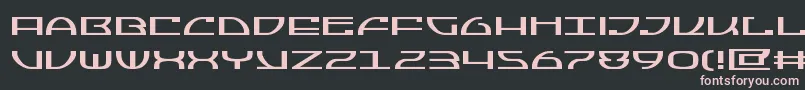 Jumptroopsexpand Font – Pink Fonts on Black Background