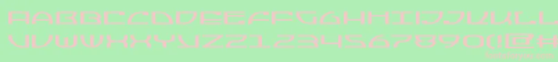 Jumptroopsexpand Font – Pink Fonts on Green Background