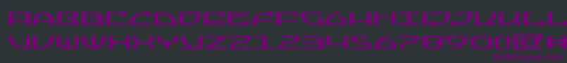Jumptroopsexpand Font – Purple Fonts on Black Background