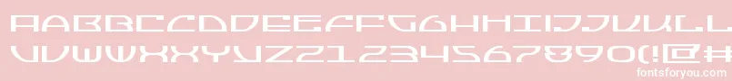 Jumptroopsexpand Font – White Fonts on Pink Background