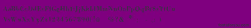 フォントDekale – 紫の背景に黒い文字