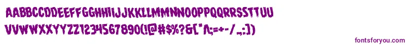 Шрифт Direwolfrotate – фиолетовые шрифты на белом фоне