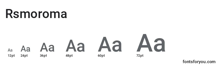 Rsmoroma Font Sizes