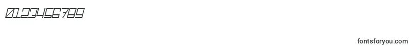 RotterdamzItalic Font – Fonts for Numbers and Digits