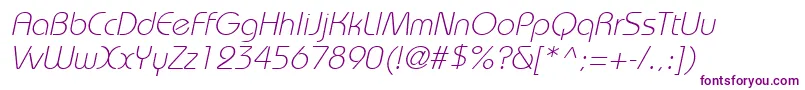 BordeauxlightItalic Font – Purple Fonts