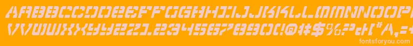 En savoir plus sur la police Vyperci Police Vyperci – polices roses sur fond orange