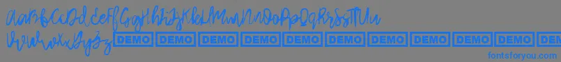 fuente ArthardDemo – Fuentes Azules Sobre Fondo Gris