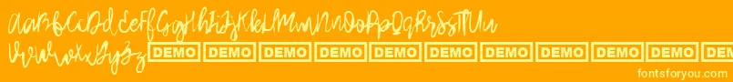 Más sobre la fuente ArthardDemo fuente ArthardDemo – Fuentes Amarillas Sobre Fondo Naranja