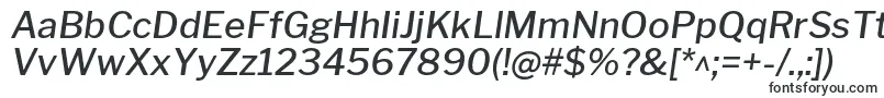 Czcionka LibrefranklinMediumitalic – czcionki dla nagłówka profilu