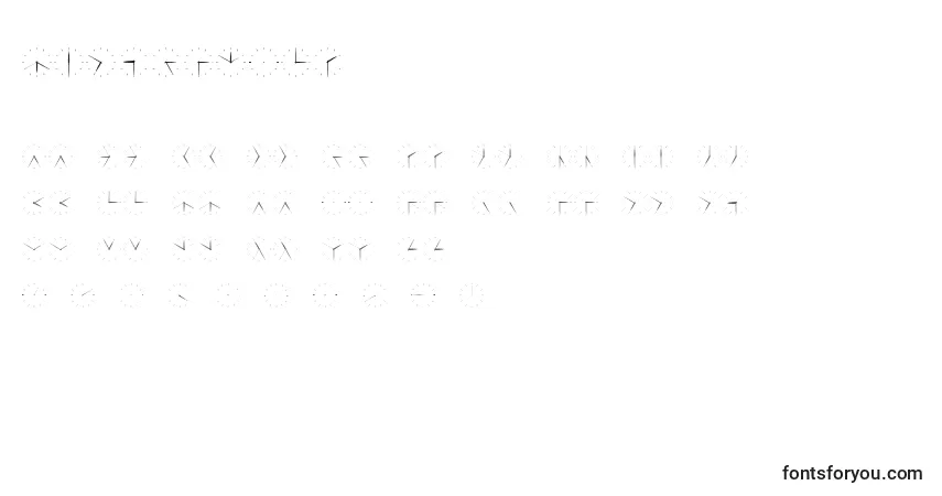 Шрифт Misterwolf – алфавит, цифры, специальные символы