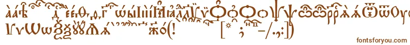 TriodionKucs Font – Brown Fonts