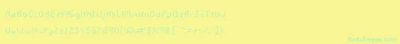Más sobre la fuente GalacticasBigstripes fuente GalacticasBigstripes – Fuentes Verdes Sobre Fondo Amarillo