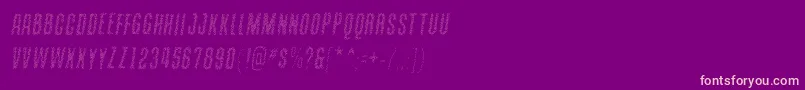 ContainmentsparkleRegular Font – Pink Fonts on Purple Background