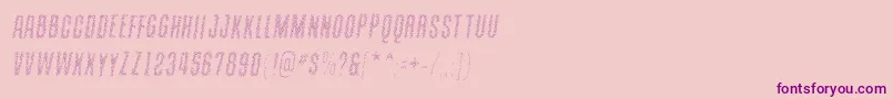 fuente ContainmentsparkleRegular – Fuentes Moradas Sobre Fondo Rosa