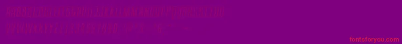 fuente ContainmentsparkleRegular – Fuentes Rojas Sobre Fondo Morado