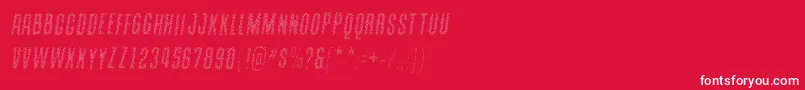 ContainmentsparkleRegular Font – White Fonts on Red Background