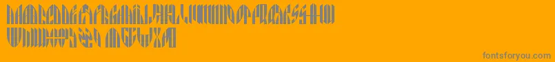 Angryorange Font – Gray Fonts on Orange Background