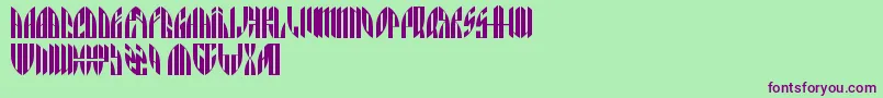 Angryorange Font – Purple Fonts on Green Background