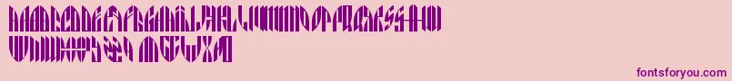 Angryorange-Schriftart – Violette Schriften auf rosa Hintergrund