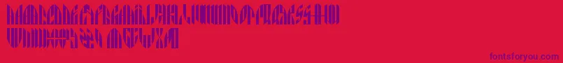 fuente Angryorange – Fuentes Moradas Sobre Fondo Rojo
