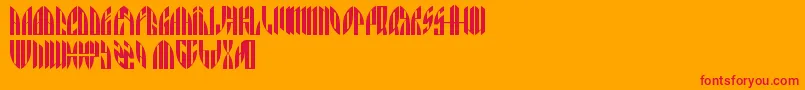 Angryorange Font – Red Fonts on Orange Background