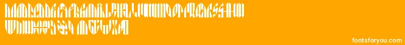 Angryorange Font – White Fonts on Orange Background