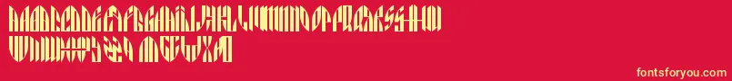 Angryorange Font – Yellow Fonts on Red Background