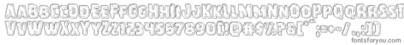 More about Howlinmadengrave Font Howlinmadengrave Font – Gray Fonts on White Background