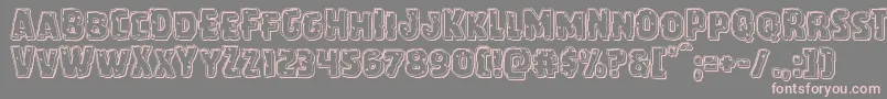More about Howlinmadengrave Font Howlinmadengrave Font – Pink Fonts on Gray Background