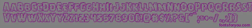 More about Howlinmadengrave Font Howlinmadengrave Font – Purple Fonts on Gray Background
