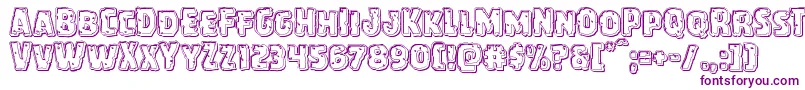 More about Howlinmadengrave Font Howlinmadengrave Font – Purple Fonts on White Background