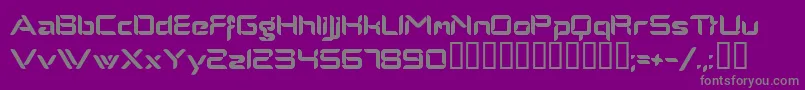 Шрифт Alphamalemodern – серые шрифты на фиолетовом фоне