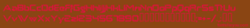 Alphamalemodern Font – Red Fonts on Brown Background