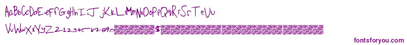 Openhatch Font – Purple Fonts on White Background