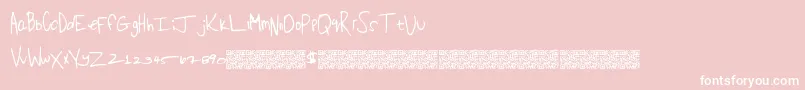 Openhatch Font – White Fonts on Pink Background