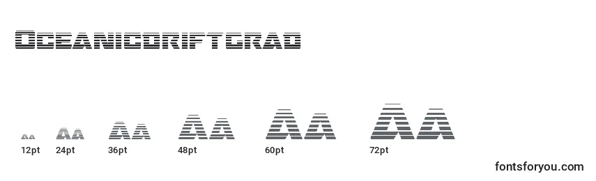 Oceanicdriftgrad Font Sizes
