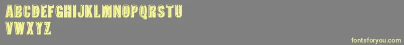 TejaratchiThBold Font – Yellow Fonts on Gray Background