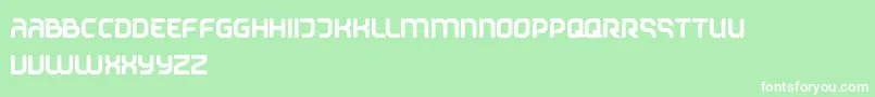 StreetmovementRounded Font – White Fonts on Green Background