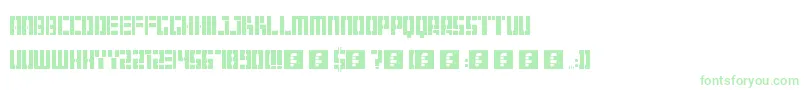 Hangar Font – Green Fonts on White Background