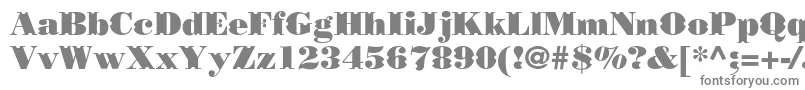 Шрифт Borjomidecorcc – серые шрифты