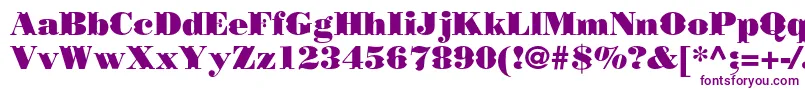 Czcionka Borjomidecorcc – fioletowe czcionki na białym tle