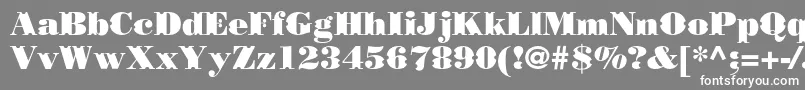 Borjomidecorcc Font – White Fonts on Gray Background