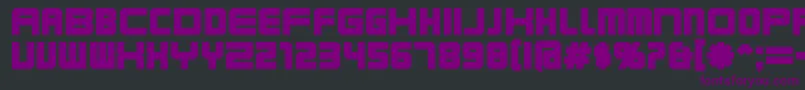 Karnibla Font – Purple Fonts on Black Background