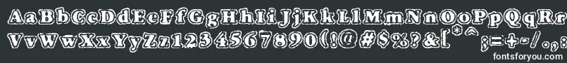 VtcFuzzypunkyslippersRegular Font – White Fonts