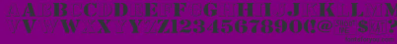 Bndyylwhs Font – Black Fonts on Purple Background