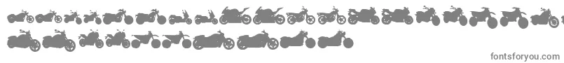 MotosTfb Font – Gray Fonts on White Background